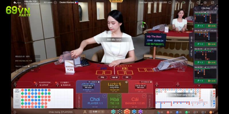 Trò chơi baccarat được yêu thích nhất hiện nay